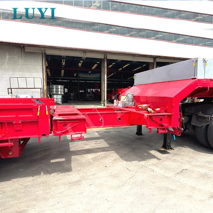 10 Axles Low Bed Trailer With Ramp best