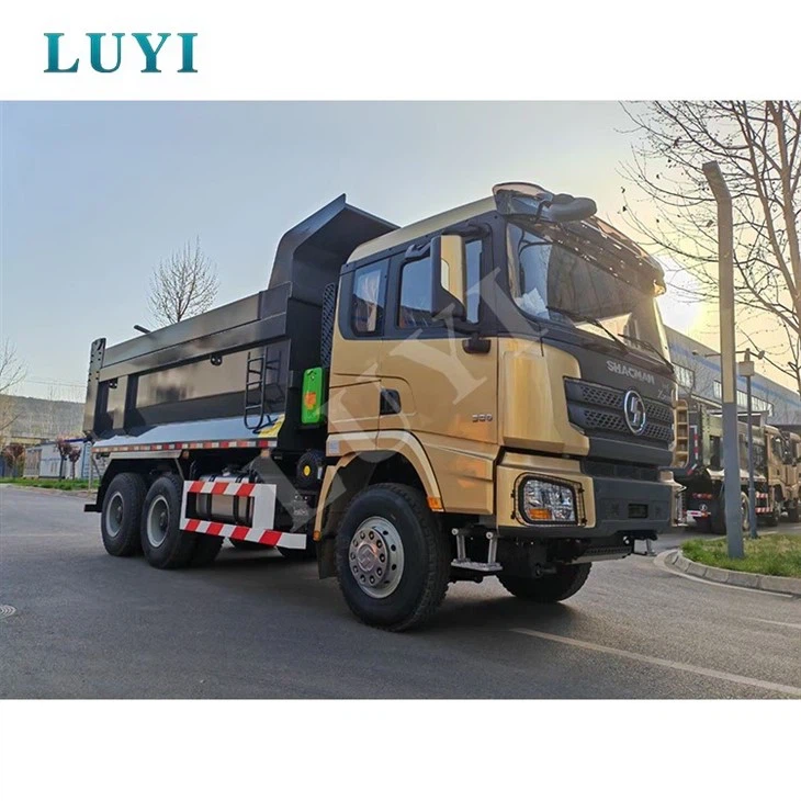 Camions-bennes à 10 roues Shacman X3000 6x4 à conduite à droite