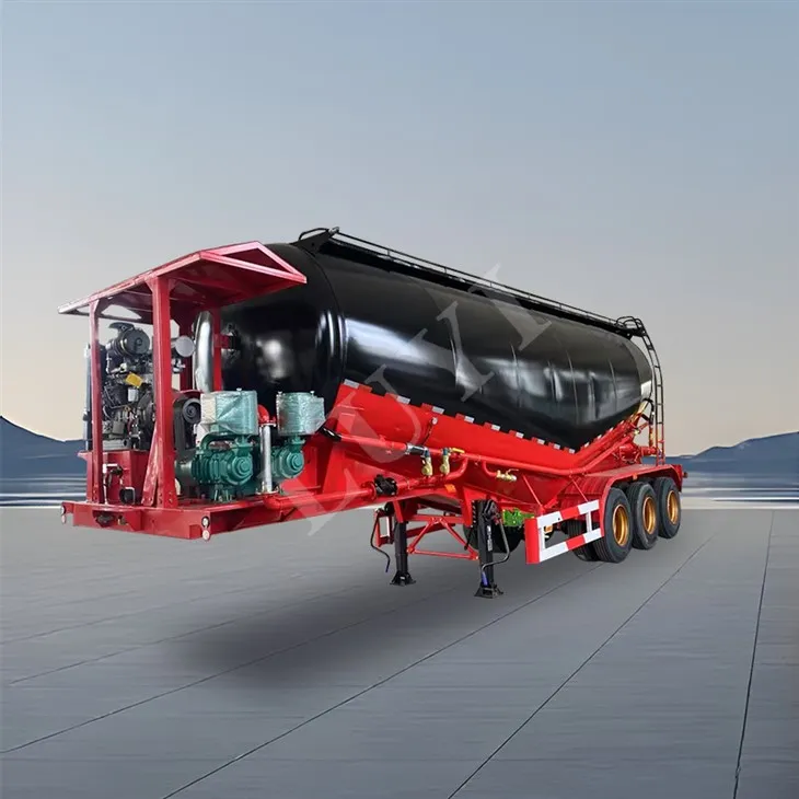 3 essieu semi-remorque de casse-tête de ciment à 35 mètres cubes