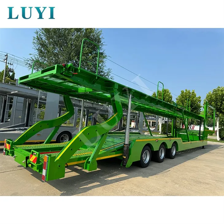 Remorque porte-voitures à 3 essieux