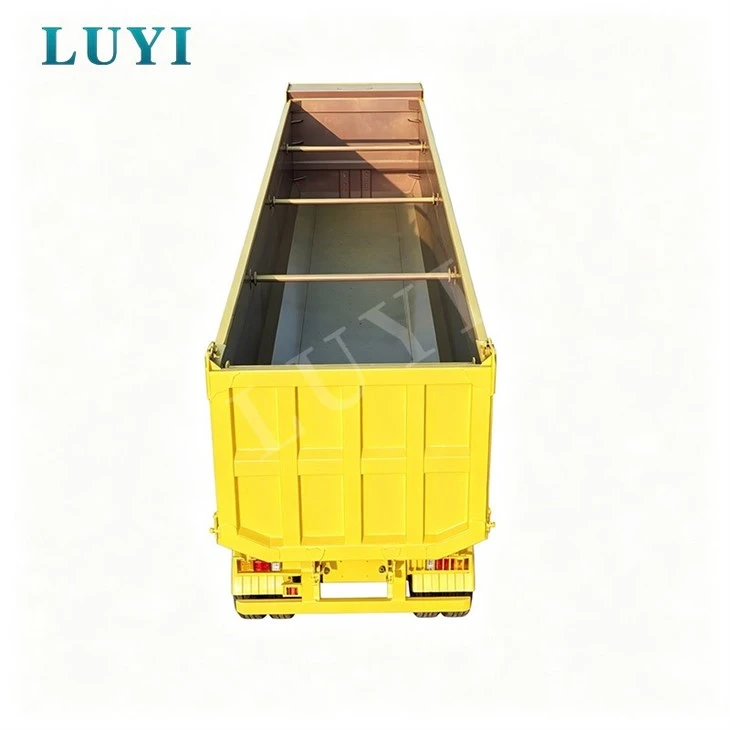 6 Axle Heavy Load Rear Tipper Semi Trailer For Bulk Goods Hauling factory