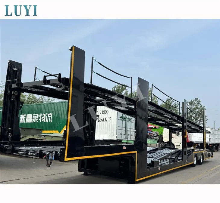 Remorque de camion, trois essieux, 8 chariots, capacité de charge 10 001-15 000 kg